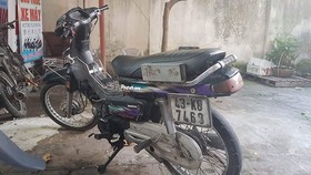 Phương tiện vi phạm do Lê Hữu Thọ sử dụng
