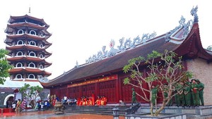 Temple commemorating martyrs is inaugurated in Dong Loc Intersection. (Photo: Sggp)