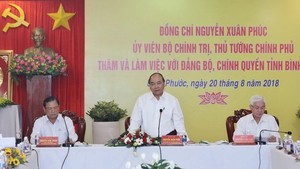 Prime Minister Nguyen Xuan Phuc (C) (Source: VNA)
