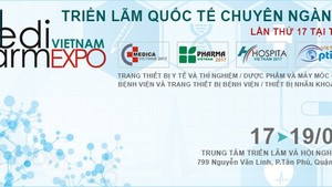 Logo of the 2017 International Medi- Pharmed Exhibition (Source: http://www.secc.com.vn/events)