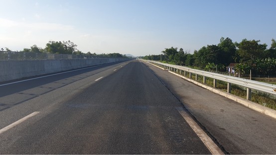 Đường cao tốc Đà Nẵng - Quảng Ngãi sau khi hoàn thành sửa chữa