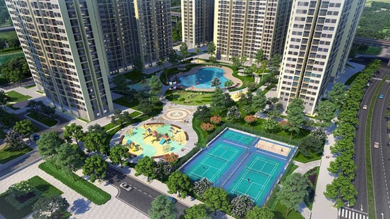 VinCity dành nhiều không gian cho tiện ích và cảnh quan, cây xanh