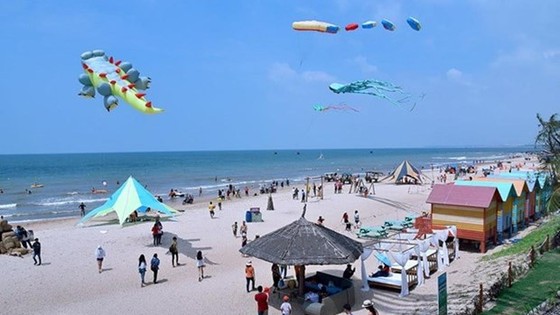 Bãi biển ở Bình Thuận.