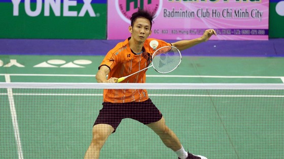 Nguyễn Tiến Minh đã có một trận đấu hay với Lin Dan.