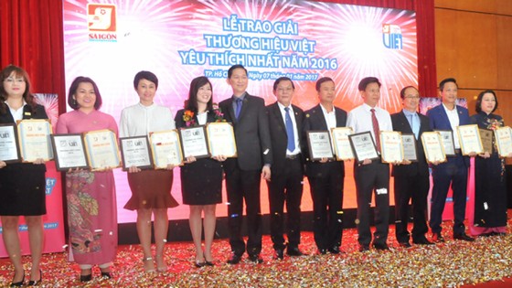 Thương hiệu Việt 2016 - Vinh danh 30 doanh nghiệp