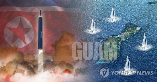 N.K. leader briefed on plan for missile strikes near Guam
