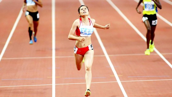Nguyễn Thị Huyền vẫn là chỗ dựa vững chắc của điền kinh Việt Nam. Ảnh HÀ HƯNG