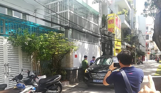 Police force searches Nguyen Thanh Tai’s house