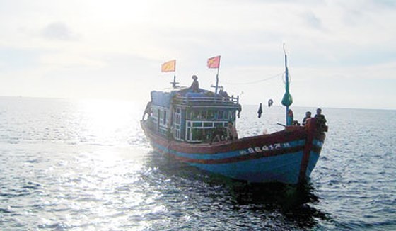 Tàu cá của Việt Nam hoạt động tại khu vực đặc quyền kinh tế Việt Nam trên biển Đông