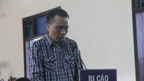 Bị cáo Phan Đình Quân tại phiên tòa
