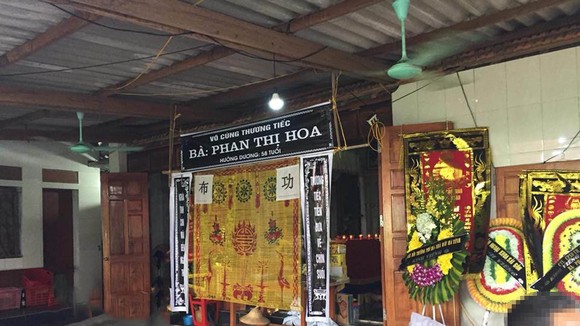 Gia đình tổ chức đám tang cho nạn nhân Phan Thị H.