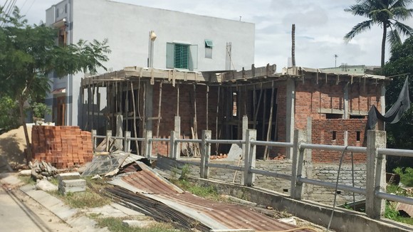 Một ngôi nhà xây dựng trái phép tại TP Đà Nẵng