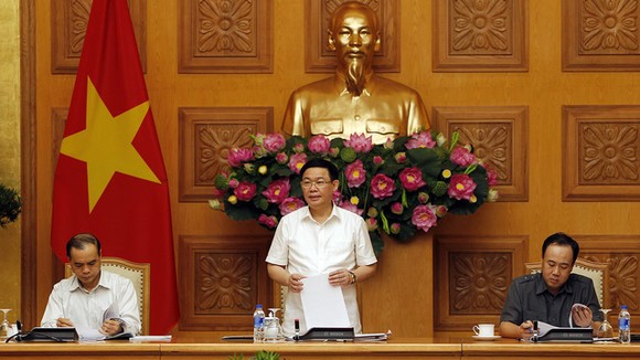 Phó Thủ tướng Vương Đình Huệ chủ trì phiên họp