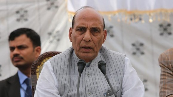 Bộ trưởng Nội vụ Ấn Độ Rajnath Singh. (Ảnh: THX/TTXVN)