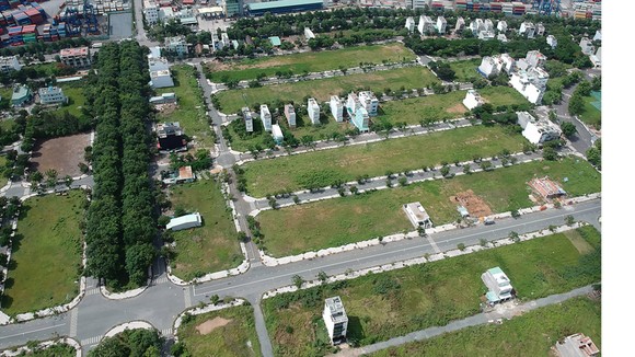 Đất nền phân lô tại quận 2 Ảnh: CAO THĂNG