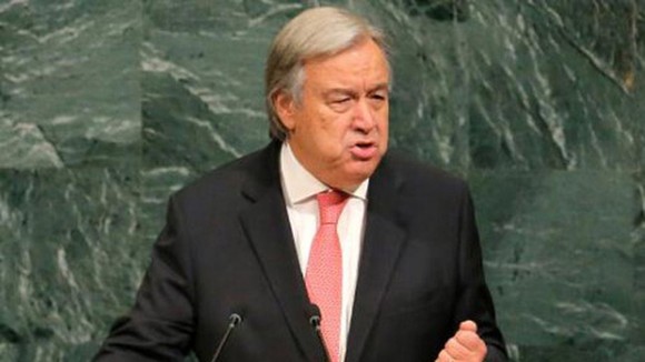 Tổng Thư ký LHQ Antonio Guterres (Ảnh: Reuters)