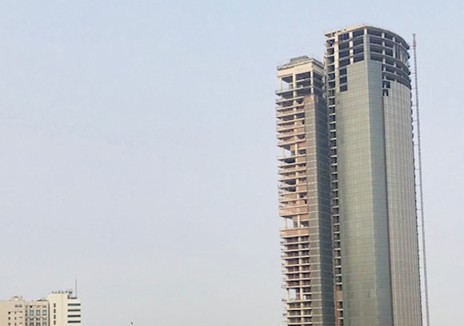 Dự án Sài Gòn One Tower tại quận 1, TPHCM, đang được đưa ra đấu giá Ảnh: HUY ANH