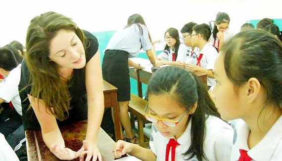 Học với giáo viên bản ngữ luôn khiến học sinh thích thú