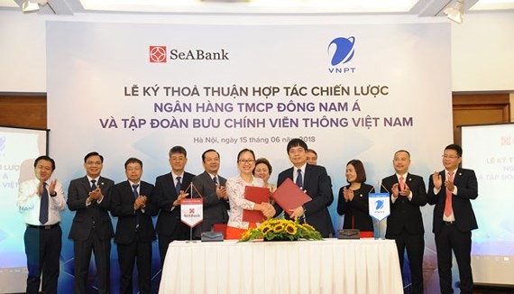 VNPT & SeABank at the signing ceremony -Photo: DTTC