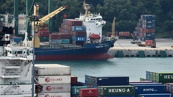 Tanjong Pagar Terminal of Singapore (Photo: AFP/VNA)