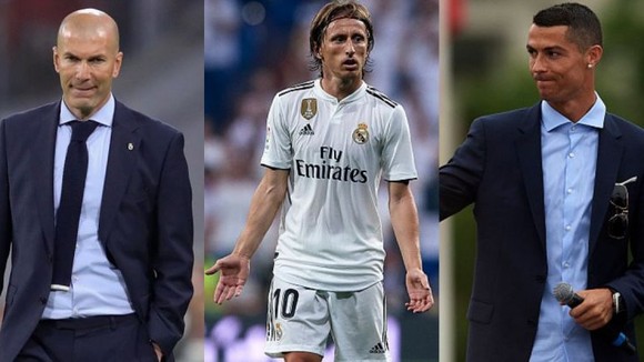 Zidane, Modric và Ronaldo