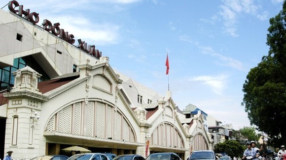 Chợ Đồng Xuân. (Nguồn: TTXVN)
