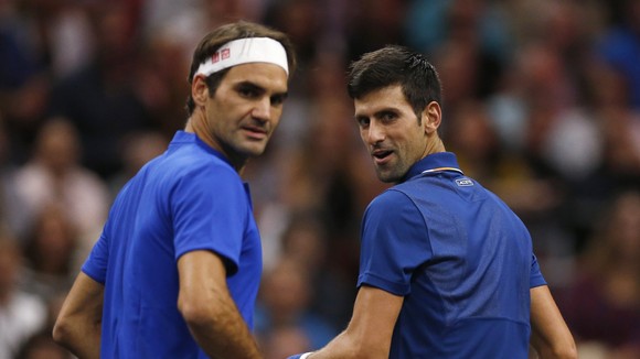 Novak Djokovic và Roger Federer