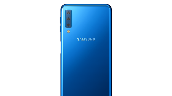 Galaxy A7 màu xanh dương