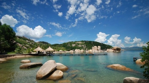 A corner of Binh Lap Island, Khanh Hoa province (Photo: baogiaothong.vn)