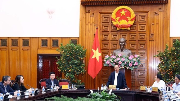 Prime Minister Nguyen Xuan Phuc at the meeting (Source: VNA)
