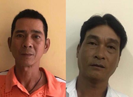 The two dishonest cyclo drivers (Photo: SGGP)