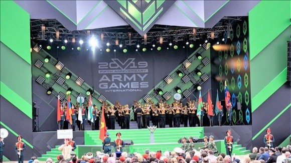 At the opening ceremony of the International Army Games 2019 (Photo: VNA)