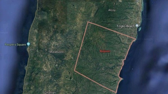 Boljoon town of Cebu City, the Philippines, where a truck plunges off a clip killing 11 children on July 19. (Photo: yahoo.com)