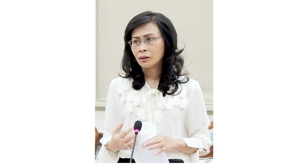 Phó Chủ tịch UBND TPHCM Nguyễn Thị Thu. Ảnh: HOÀNG HÙNG