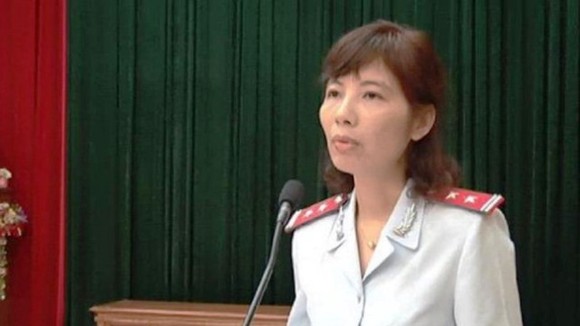 Bị can Nguyễn Thị Kim Anh