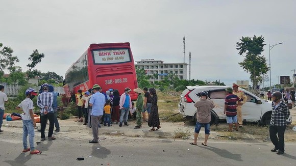 Khu vực hiện trường vụ tai nạn