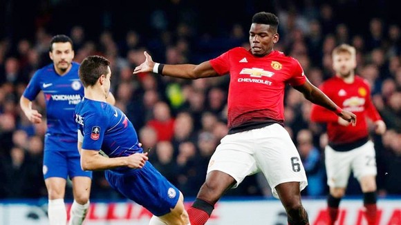Paul Pogba (phải) đã chơi trận cầu xuất sắc. Ảnh: Getty Images