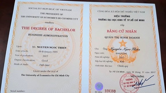 Bằng giả Trường Đại học Kinh tế TPHCM