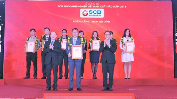 SCB top 50 doanh nghiệp xuất sắc nhất Việt Nam 2018