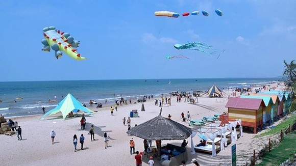 Bãi biển ở Bình Thuận.