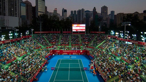 Một trận đấu ở Hong Kong Open