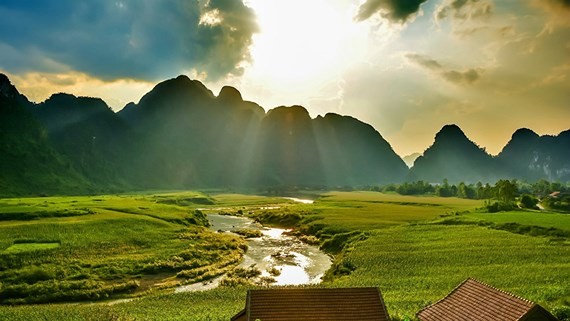 Tan Hoa commune in the central province of Quang Binh is one of the places to record important scenes of the film. (Photo: Oxalis)