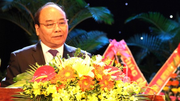 Thủ tướng Nguyễn Xuân Phúc phát biểu tại buổi lễ