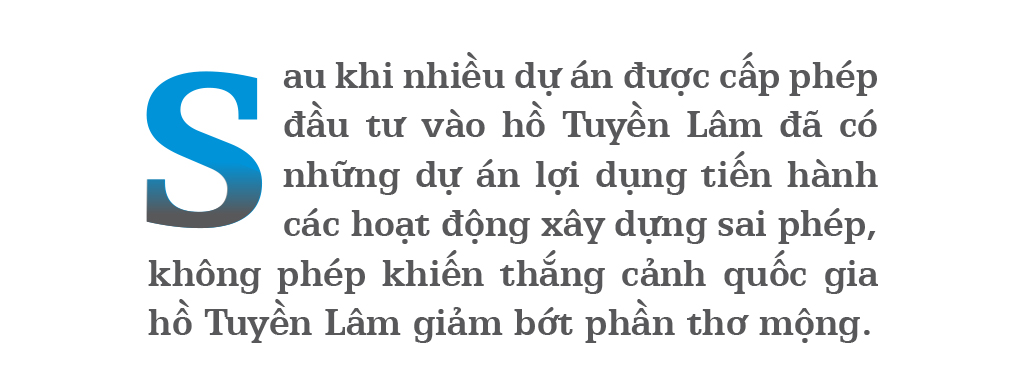 Di tích thắng cảnh quốc gia hồ Tuyền Lâm bị xâm hại như thế nào? ảnh 1