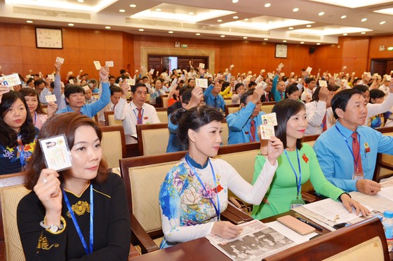 Đồng chí Trần Thị Diệu Thúy tái đắc cử Chủ tịch Liên đoàn Lao động TPHCM khóa XI ảnh 3