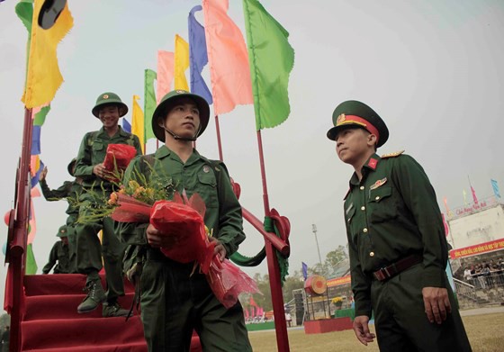 Tưng bừng ngày hội tòng quân tại Thừa Thiên - Huế. ảnh 2