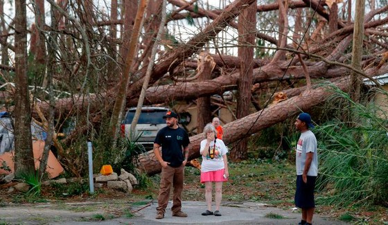 Siêu bão Michael tấn công Florida: 17 người chết, một căn cứ quân sự bị san bằng, cả thị trấn bị xóa sổ ảnh 5