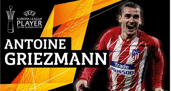 Amntoine Griezmann được vinh danh ở Europa League