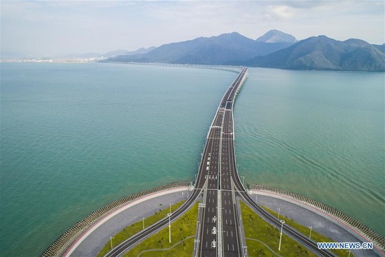 Trung Quốc khánh thành cây cầu vượt biển dài nhất thế giới nối Hong Kong với đại lục ảnh 6