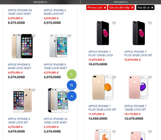 iPhone khóa mạng giảm giá sâu ảnh 1